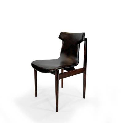 Inger Klingenberg, Rosewood dining chair, 1960s